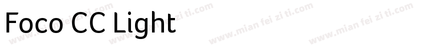 Foco CC Light字体转换